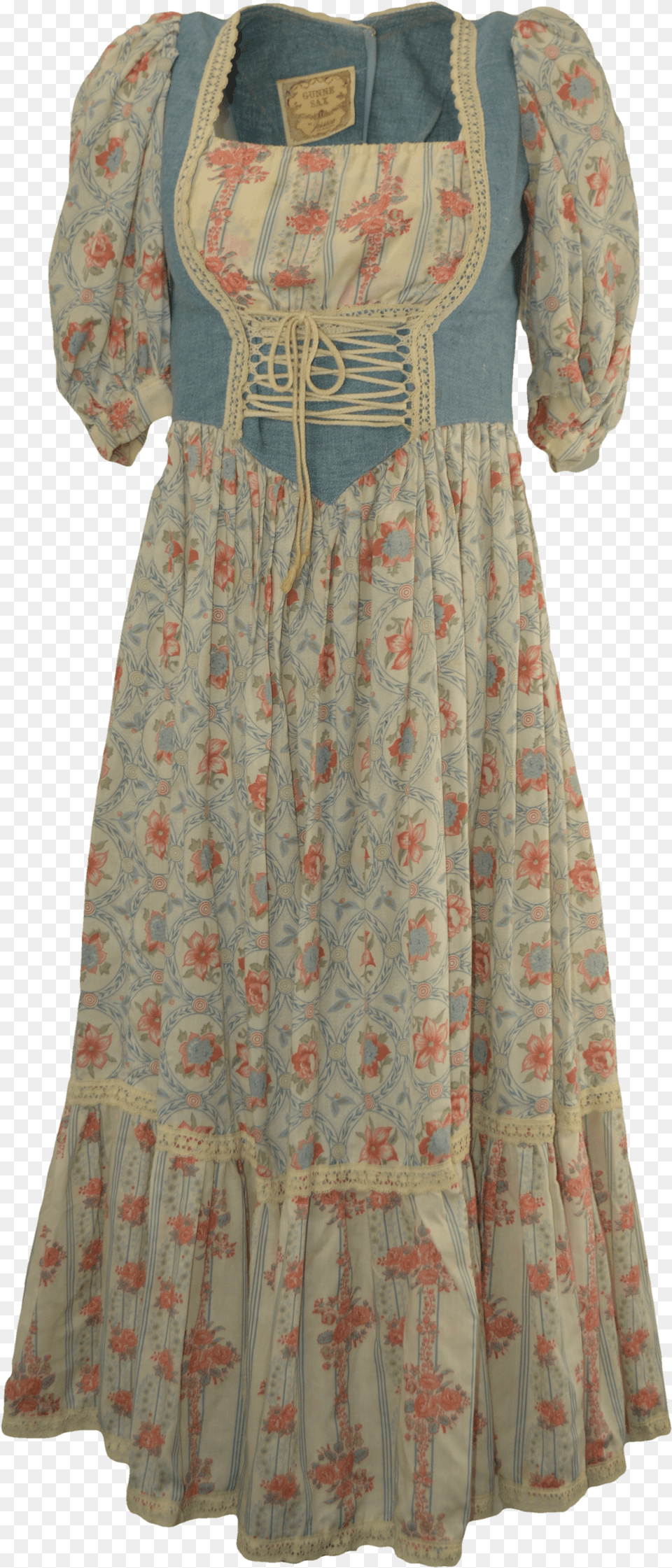 Peach And Blue Dress By Gunne Sax, Outdoors, Sport, Adventure, Climbing Png