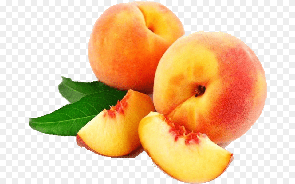 Peach Background, Food, Fruit, Plant, Produce Png Image