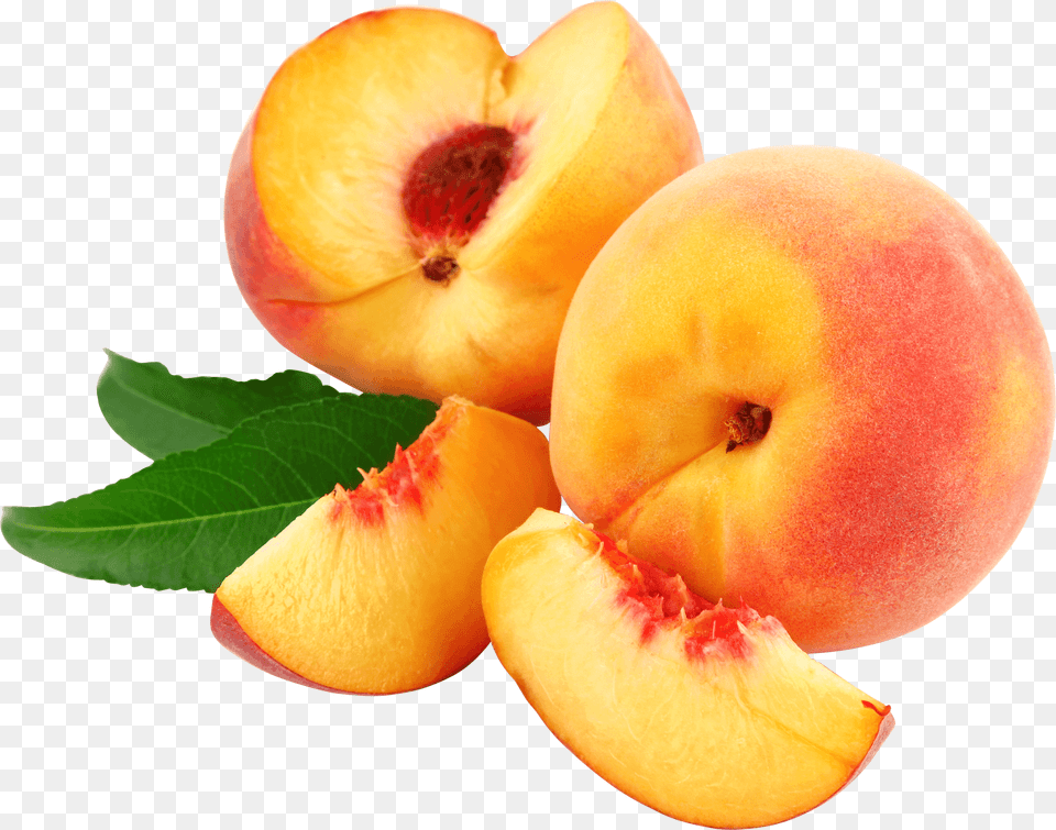 Peach Black And White Clip Art, Food, Fruit, Plant, Produce Png Image