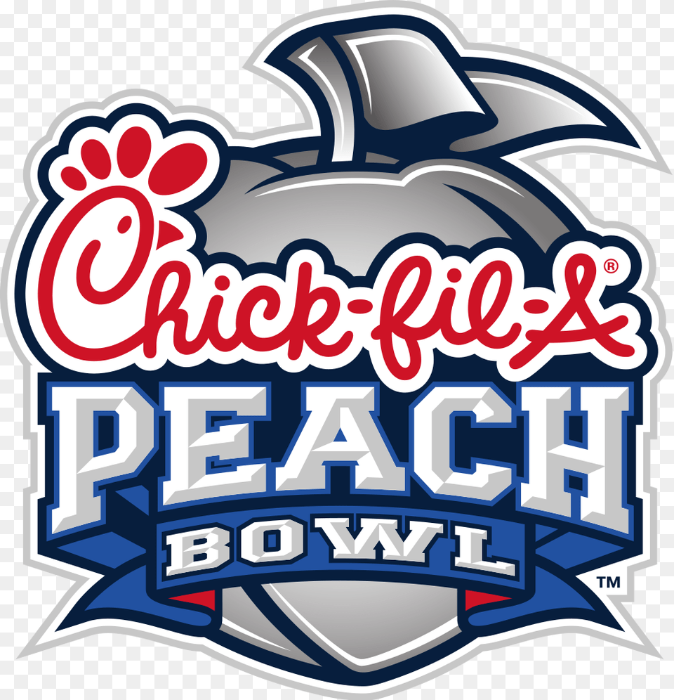 Peach Bowl Preview Chick Fil A Peach Bowl Logo, Dynamite, Weapon Free Png