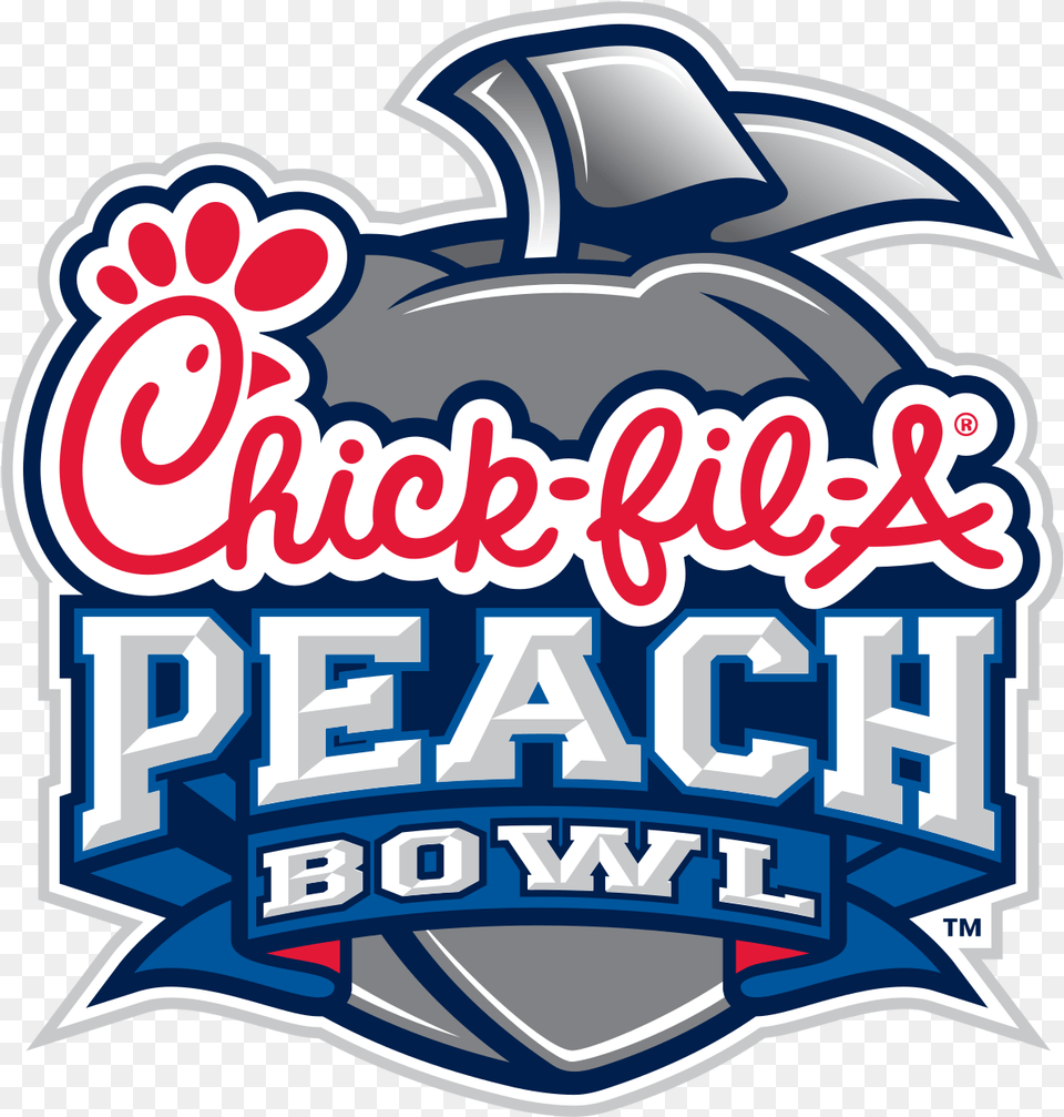 Peach Bowl Wikipedia Chick Fil A Peach Bowl Logo, Dynamite, Weapon Png