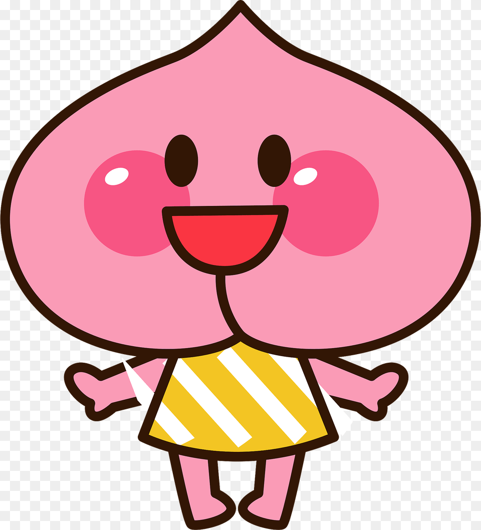 Peach Character Clipart, Food, Sweets, Clothing, Coat Png
