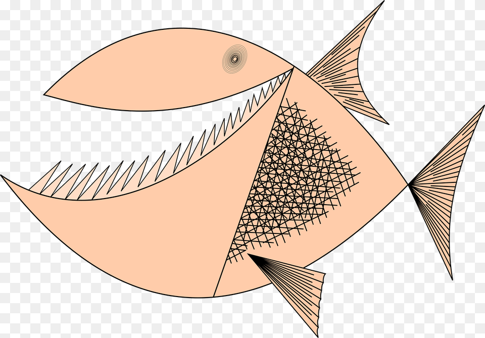 Peach Colored Fish Clipart, Art, Animal, Sea Life, Shark Png Image