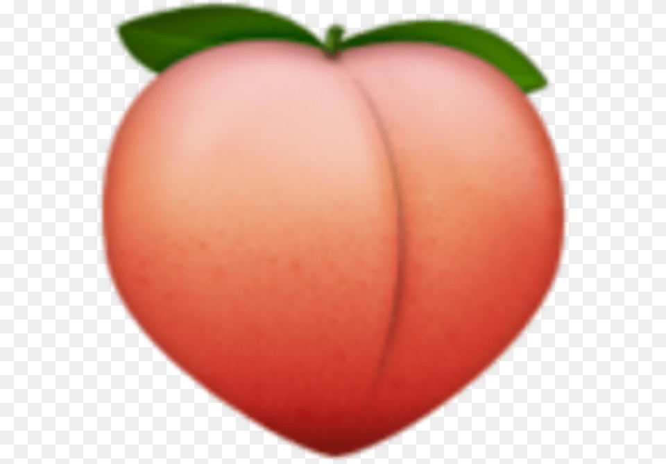 Peach Emoji, Food, Fruit, Plant, Produce Free Png