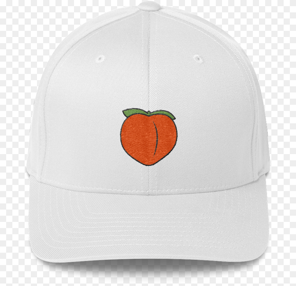 Peach Emoji Baseball Cap, Baseball Cap, Clothing, Hat, Helmet Free Png