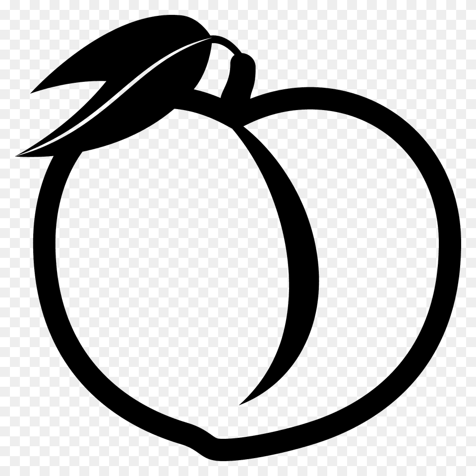 Peach Emoji Clipart, Ammunition, Weapon, Food, Fruit Png Image