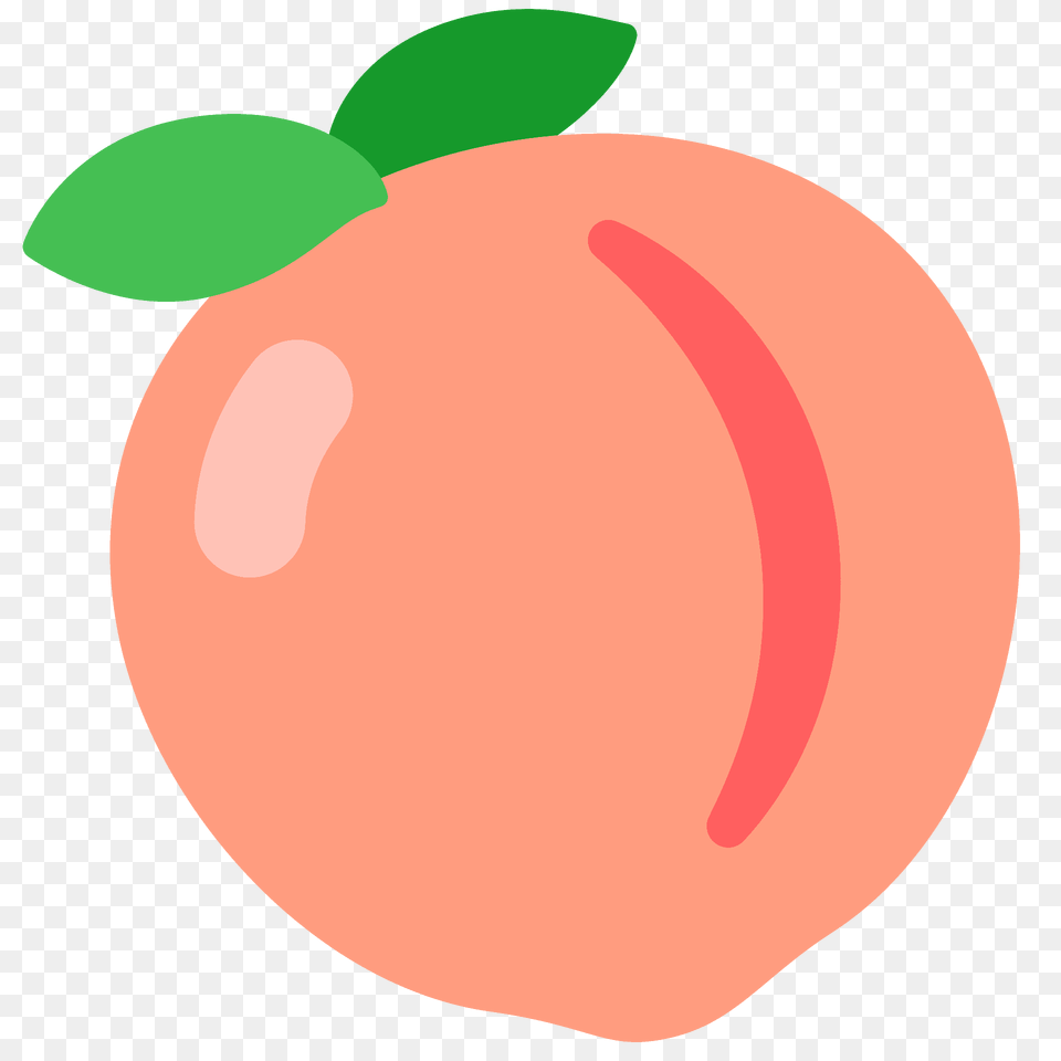 Peach Emoji Clipart, Food, Fruit, Plant, Produce Png
