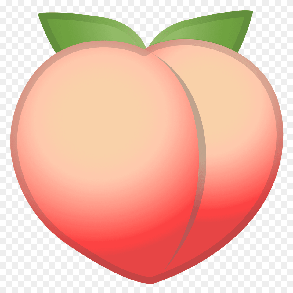 Peach Emoji Clipart, Food, Fruit, Plant, Produce Free Png