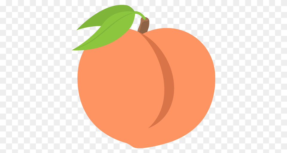 Peach Emoji For Facebook Email Sms Id, Produce, Plant, Food, Fruit Free Png Download