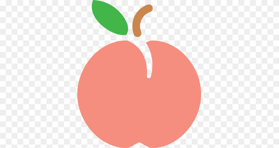 Peach Emoji For Facebook Email Sms Id, Food, Fruit, Plant, Produce Free Png Download
