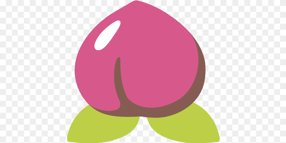 Peach Emoji For Facebook Email Sms Peach Google Emoji, Flower, Plant, Food, Produce Free Transparent Png