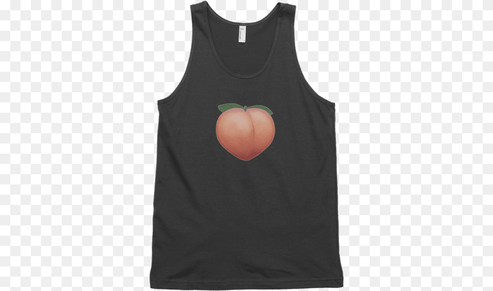 Peach Emoji Tank Top Swish Embassyclass Mission Slimpossible, Clothing, Tank Top, Person Free Png Download
