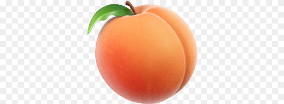 Peach Emoji Transparent Peach Emoji Transparent Background, Food, Fruit, Plant, Produce Png Image