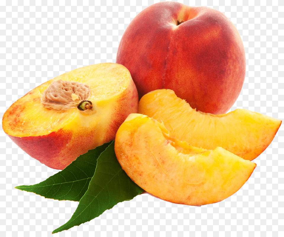 Peach Fruit Sliced Peaches Background Free Transparent Png