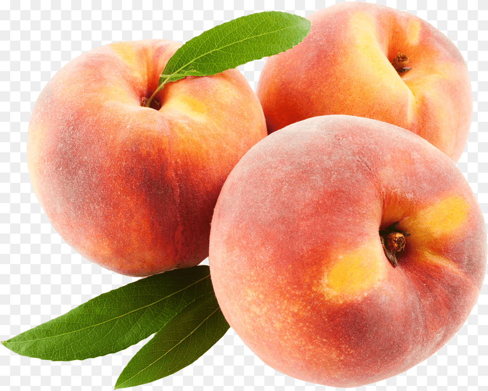 Peach Fruits With Leaf Fruits, Apple, Food, Fruit, Plant Png Image