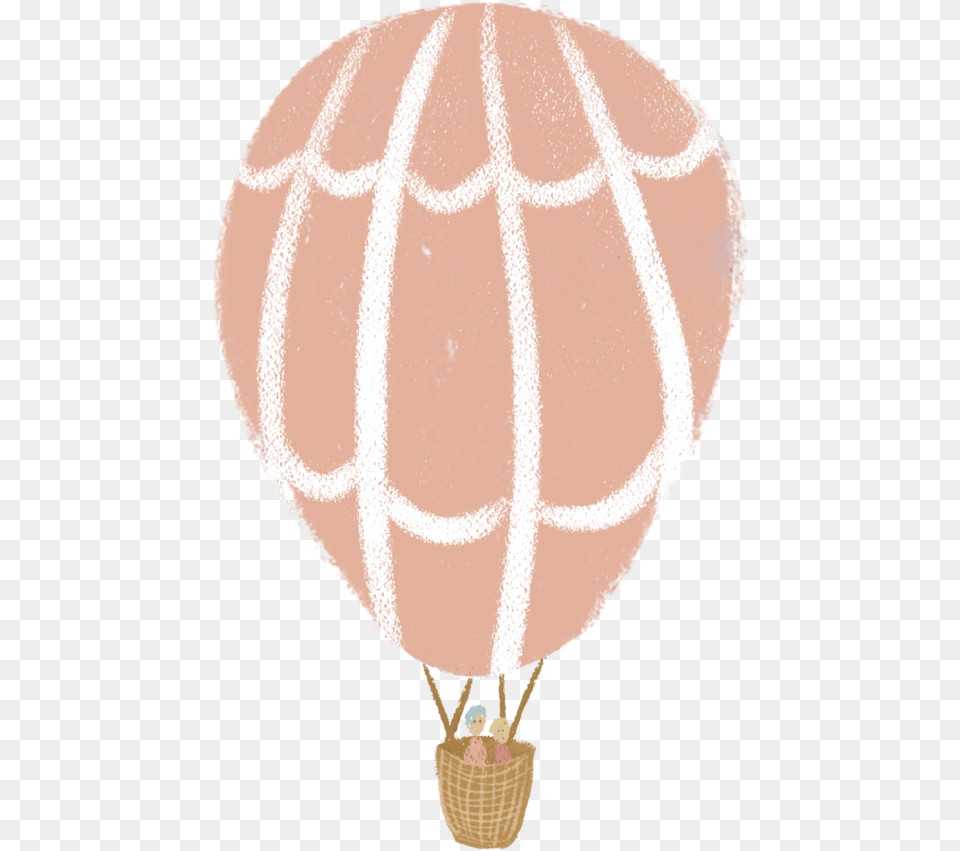 Peach Hot Air Balloon, Aircraft, Hot Air Balloon, Transportation, Vehicle Free Transparent Png