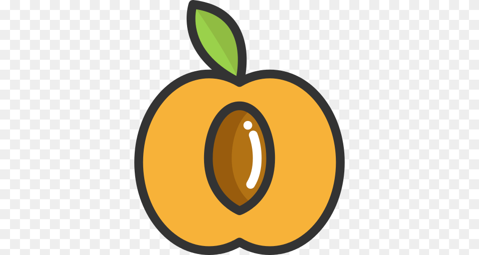 Peach Icon, Produce, Plant, Food, Fruit Free Transparent Png