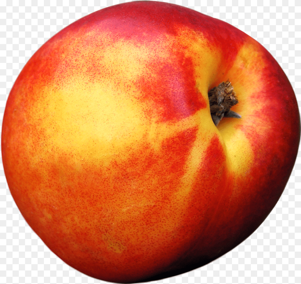Peach Image Image Single Peach, Apple, Food, Fruit, Plant Free Png Download