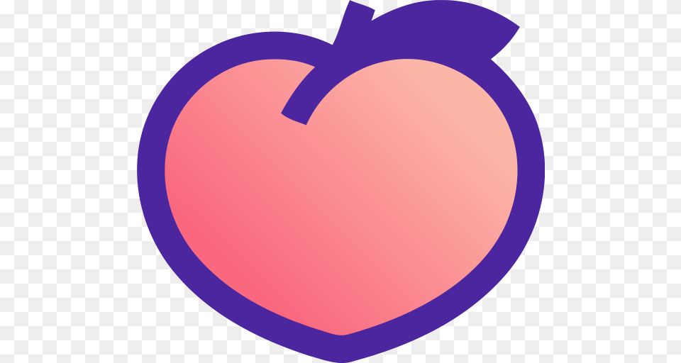 Peach Logo Transparent, Heart, Balloon Free Png Download