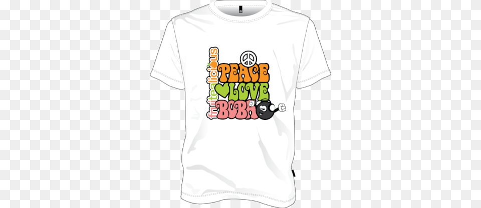 Peach Love Boba T Shirt Reggae Peace Love Music 225quot Button, Clothing, T-shirt Png