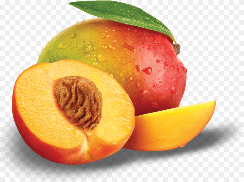 Peach Mango Cloud Breakers Mango Peach, Food, Fruit, Plant, Produce Png Image
