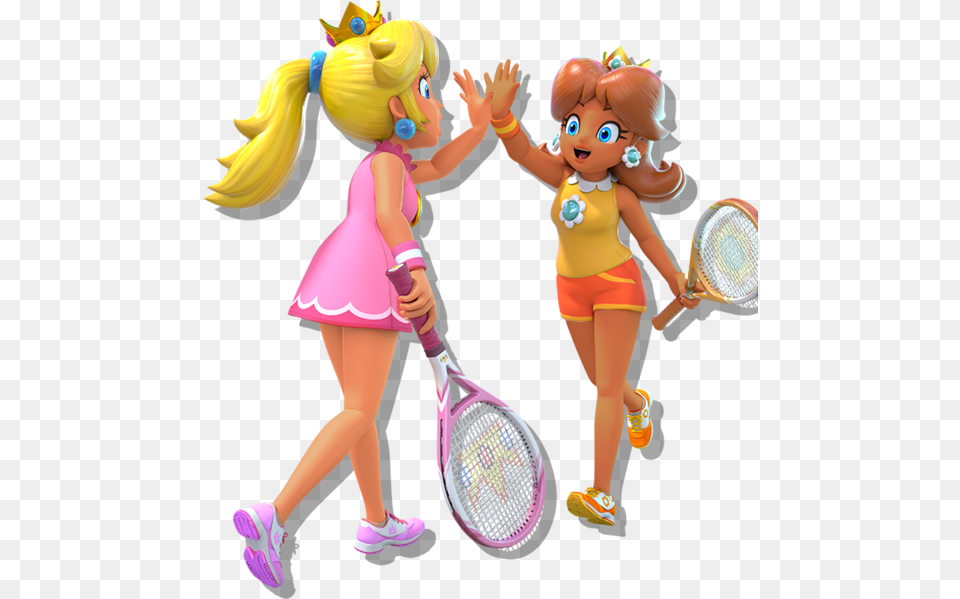 Peach Mario Tennis Aces, Tennis Racket, Sport, Racket, Person Free Png Download