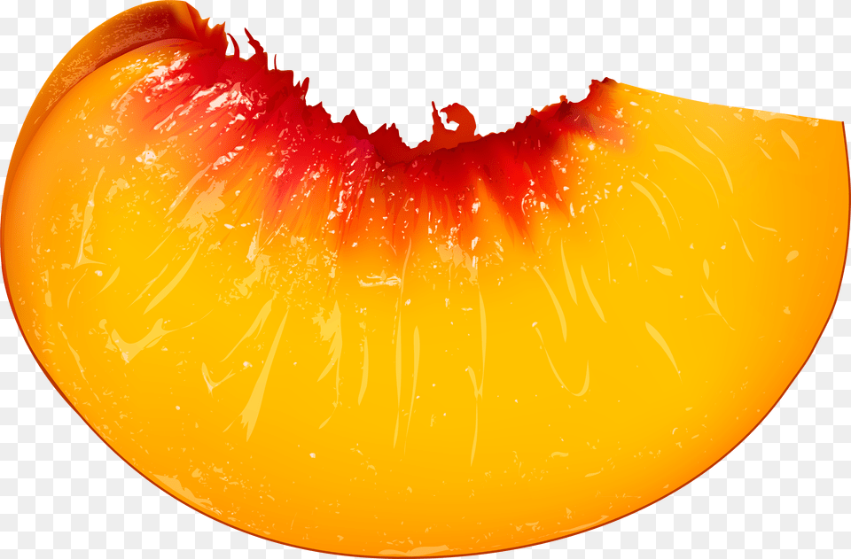 Peach Slice Transparent Image Peach Slice Clipart Free Png