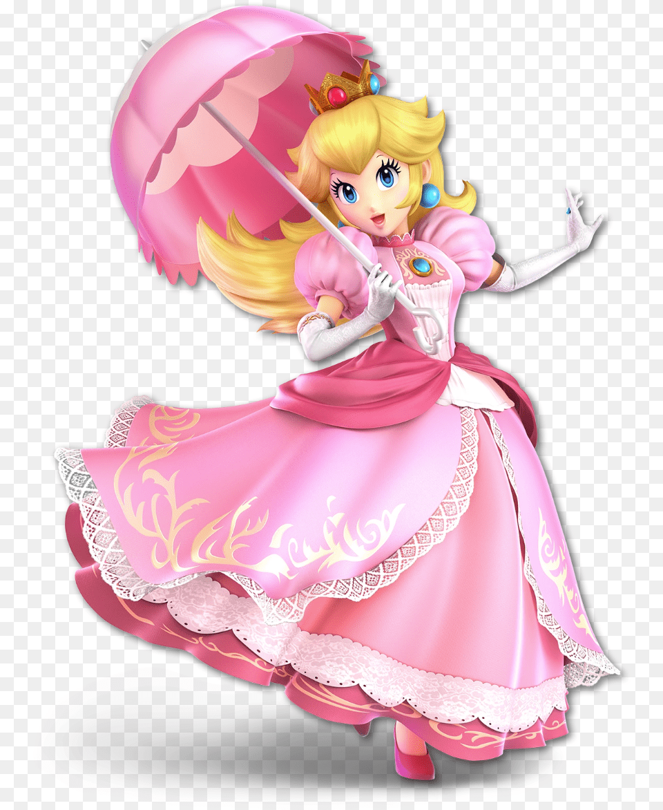 Peach Smash Bros Ultimate, Baby, Person, Book, Comics Free Transparent Png