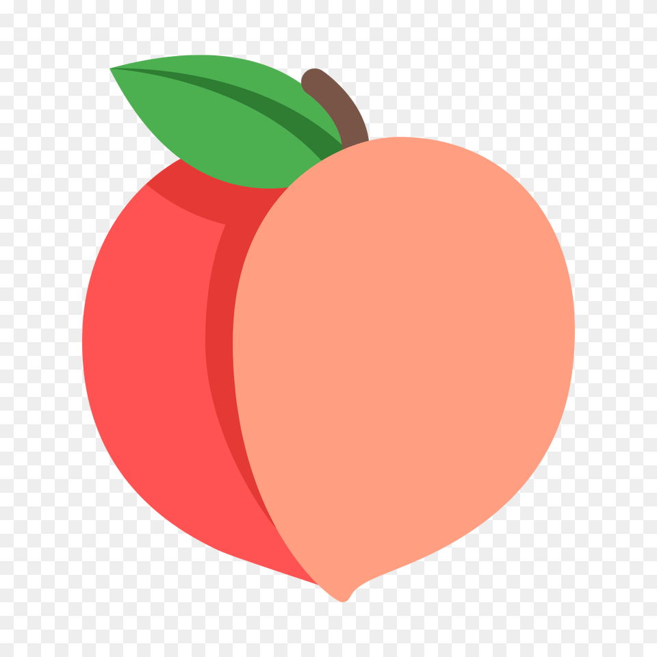 Peach Transparent Peach, Food, Fruit, Plant, Produce Free Png