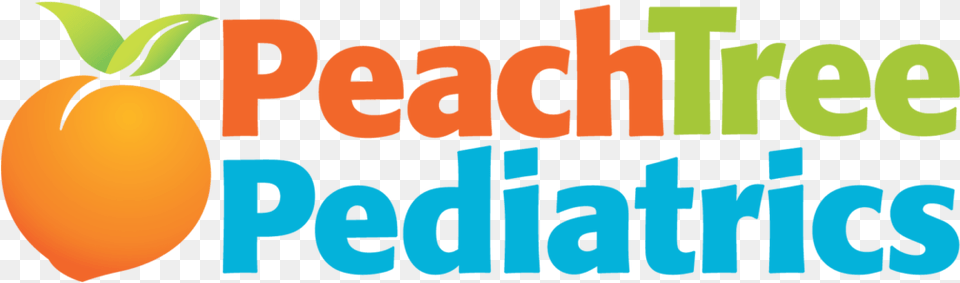 Peach Tree Pediatrics Logo Peach, Food, Fruit, Plant, Produce Free Png Download