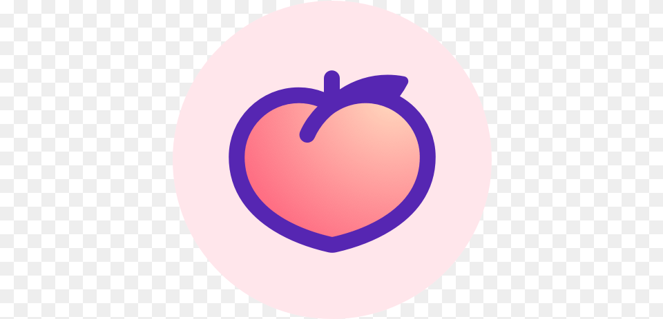 Peach U2014 Share Vividly Latest Version Now Circle, Apple, Food, Fruit, Plant Free Png Download