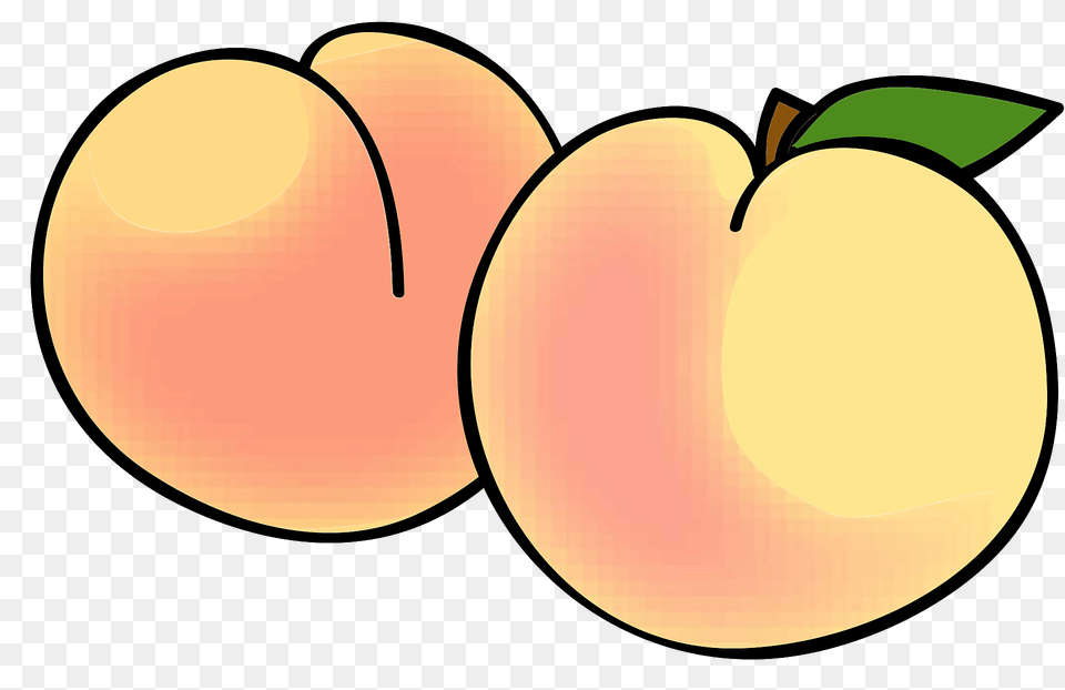 Peaches Clipart, Food, Fruit, Plant, Produce Free Transparent Png