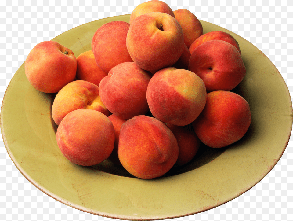 Peaches Peach Tumblr Soft Aesthetic Plate Of Fruit Peaches Free Transparent Png