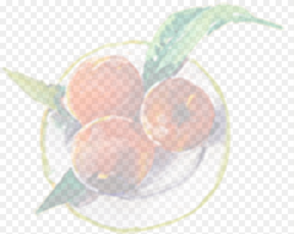 Peaches Watercolor Image Watercolor Paint, Food, Fruit, Plant, Produce Free Png Download