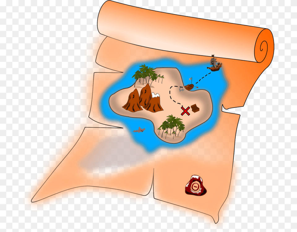 Peachstomachneck Treasure Map Cartoon, Text, Cushion, Home Decor, Baby Png
