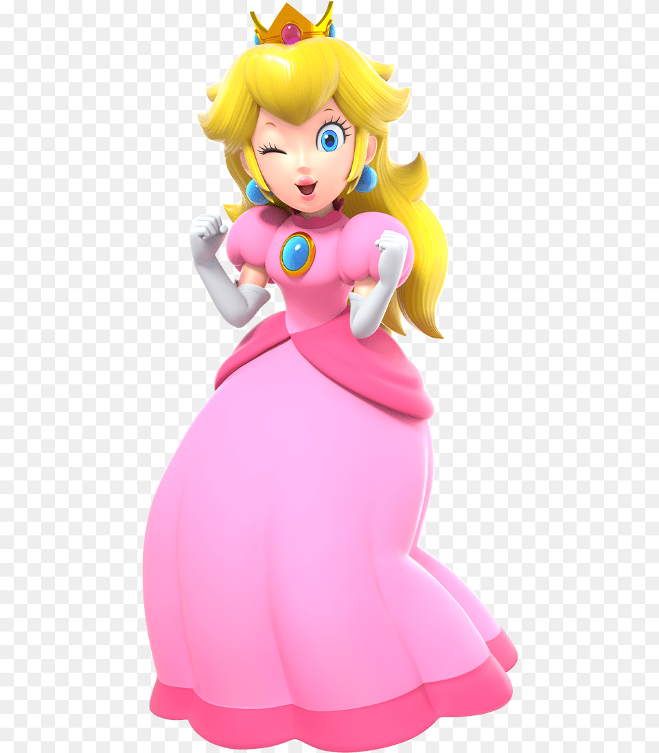Peachsupermarioparty Princess Peach Super Mario Party, Baby, Person, Doll, Face Free Png Download