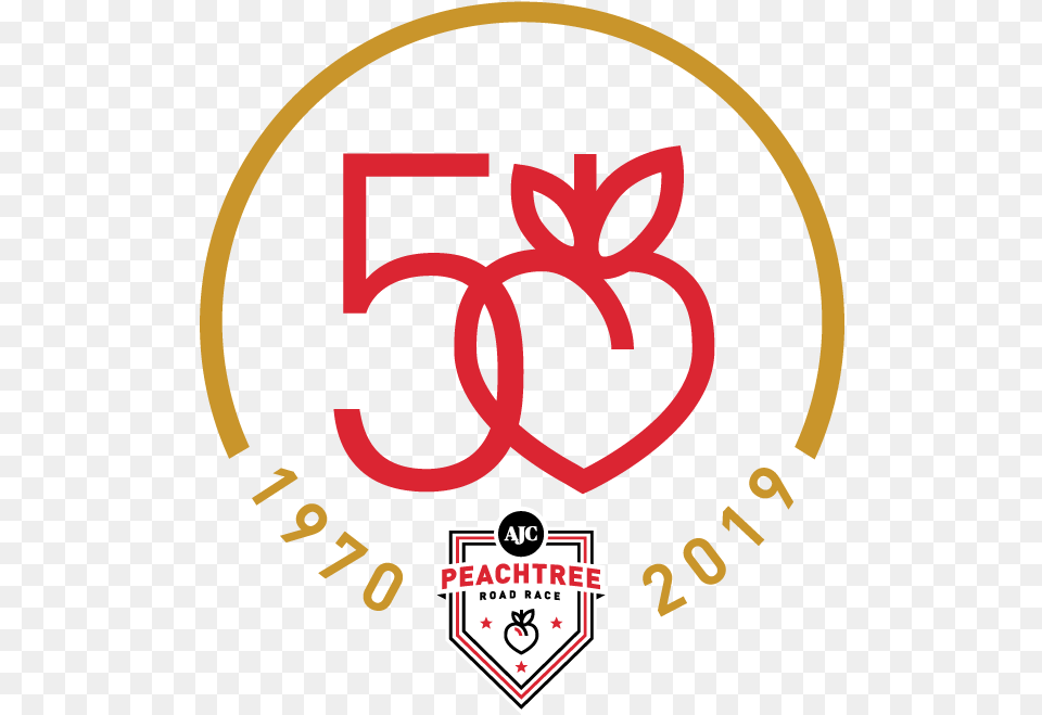 Peachtree Road Race On 4th Of July Ajc Peachtree Road Race 2019, Logo, Badge, Symbol, Dynamite Free Transparent Png