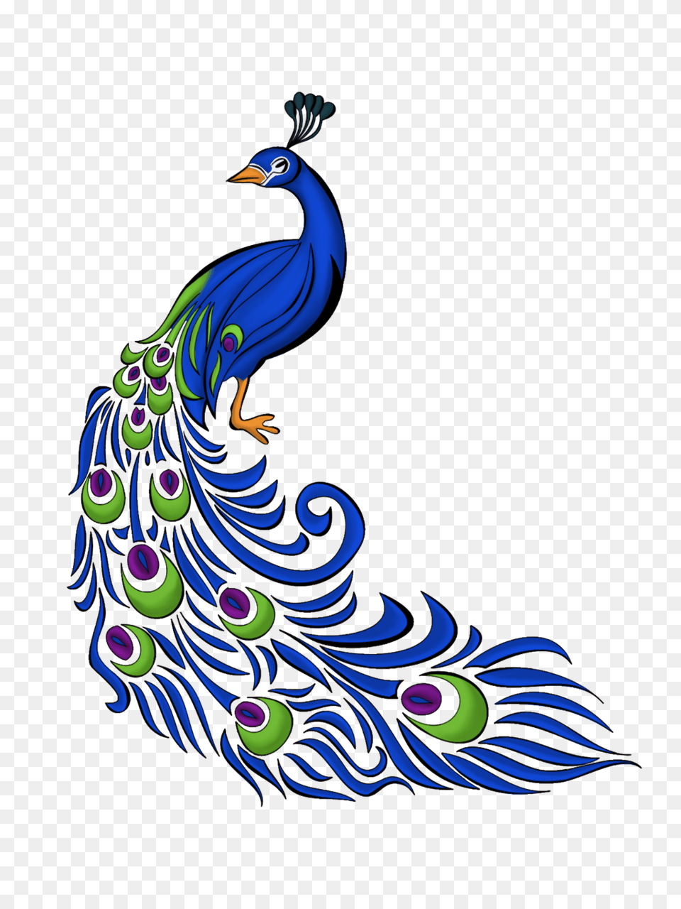 Peacock, Animal, Bird Png Image