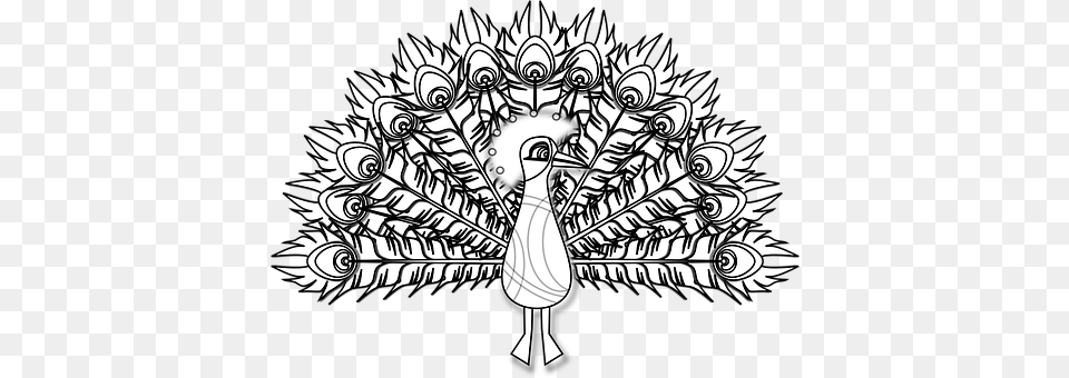 Peacock Art, Doodle, Drawing, Baby Free Png Download