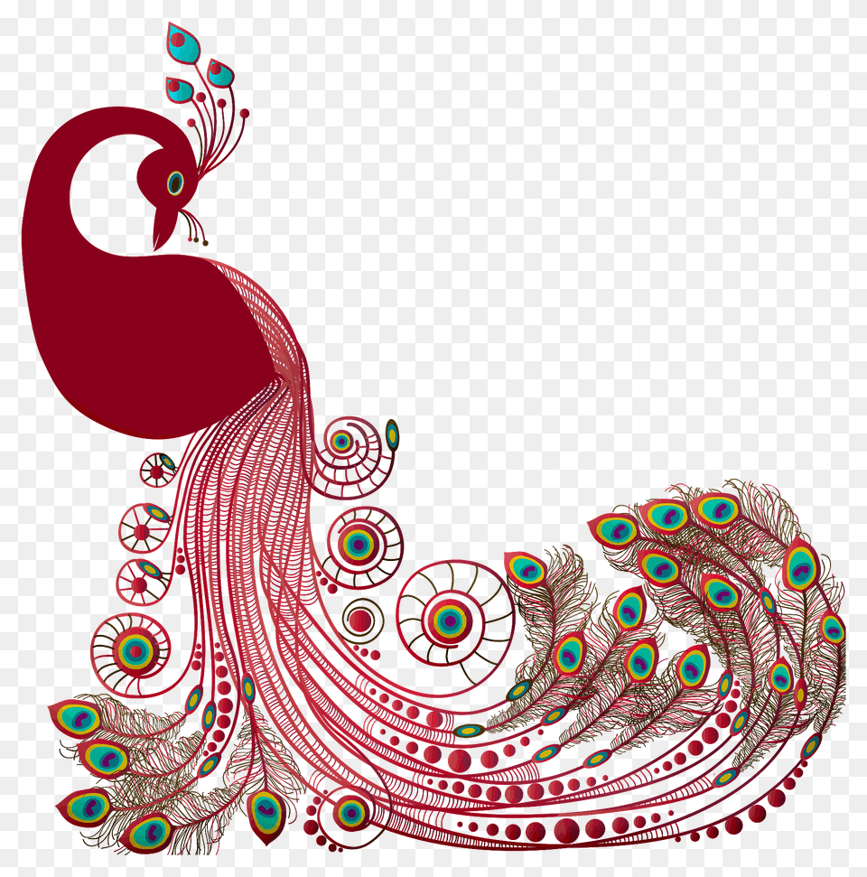Peacock Clipart, Pattern, Art, Graphics, Floral Design Png Image