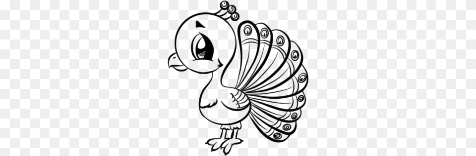 Peacock Drawings Transparent Images Cartoon, Chandelier, Lamp, Animal, Bird Free Png