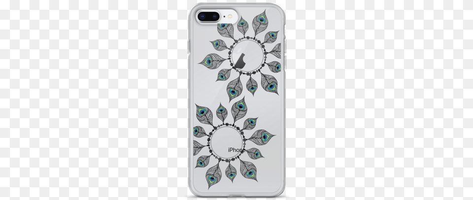 Peacock Feather Circles Iphone Case Feather, Electronics, Mobile Phone, Phone, Accessories Png Image