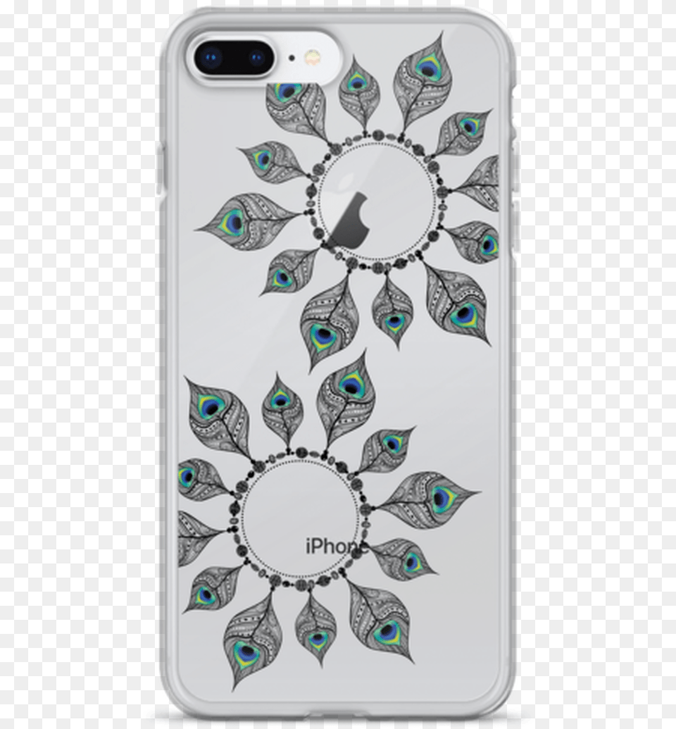 Peacock Feather Circles Iphone Case Mobile Phone Case, Electronics, Mobile Phone, Pattern, Accessories Png