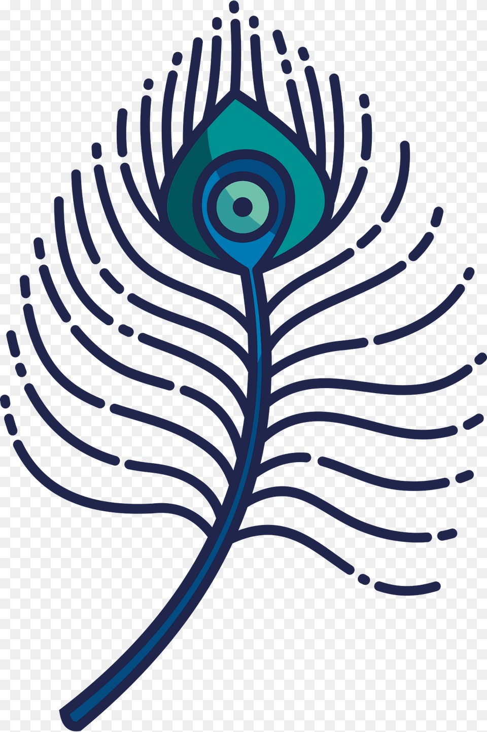 Peacock Feather Clipart, Spiral, Pattern, Art, Graphics Free Png Download