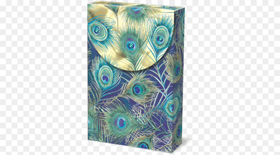 Peacock Feather Pouch Note Cards Modern Art, Pattern, Bag Png Image