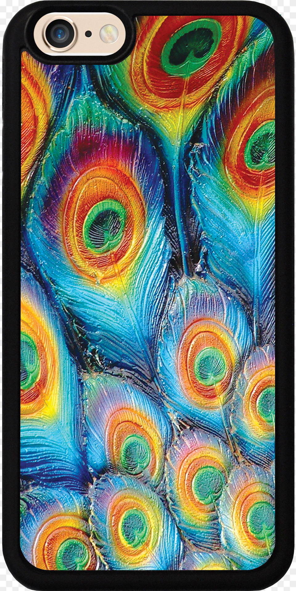 Peacock Feathers Multicolored Case Perya Faktura Free Png