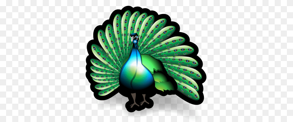Peacock Icon, Animal, Bird Png Image