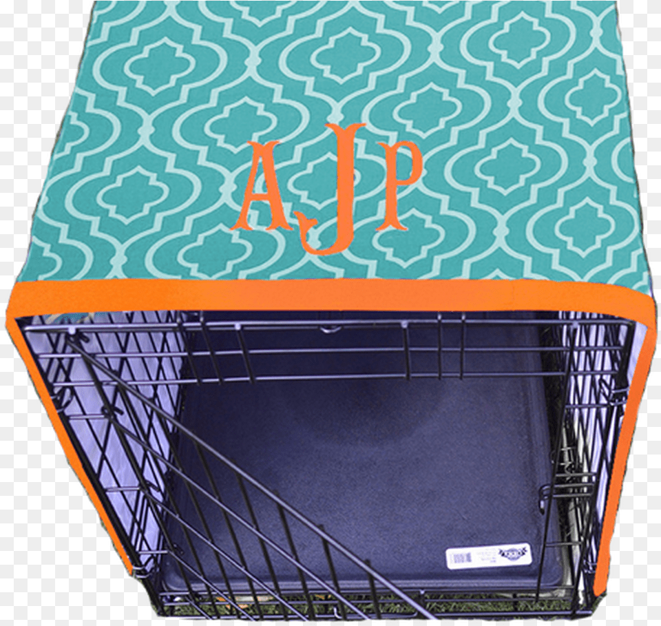 Peacock Quatrefoil Monogram Dog Crate Cover Paper, Den, Indoors, Box, Dog House Png