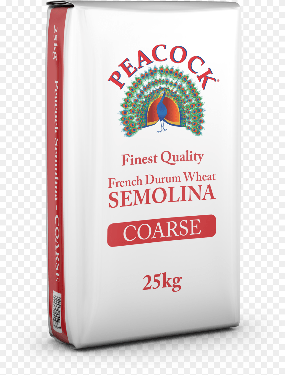Peacock Semolina Course 25kg Illustration, Powder, Bottle Free Transparent Png
