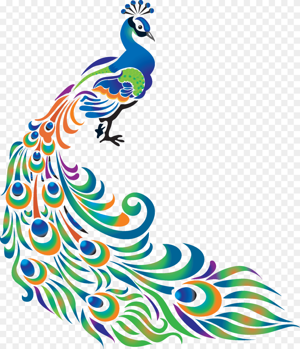 Peafowl Art Clip Transprent Peacock Drawing, Animal, Bird Png